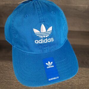 Adidas Originals Relaxed  Adjustable Adult Strapback Hat Blue OSFA Cotton